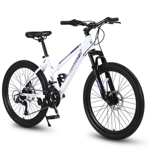 Abrihome Womens Mountain Bike, 26-inch Wheels, Shimano 21 Speed Gear Mountain Bicycle