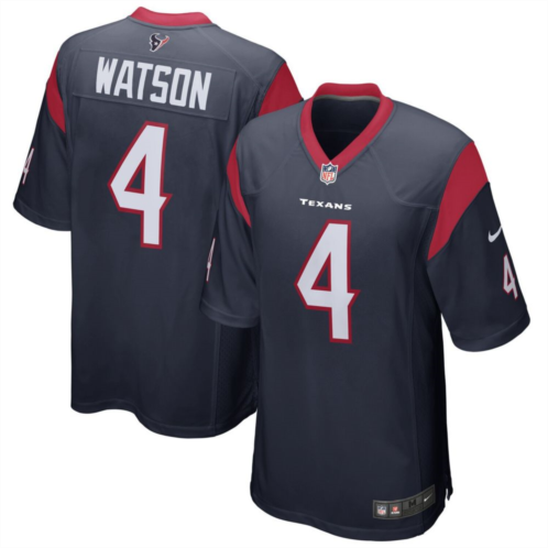 Nitro USA Mens Nike Deshaun Watson Navy Houston Texans Game Jersey