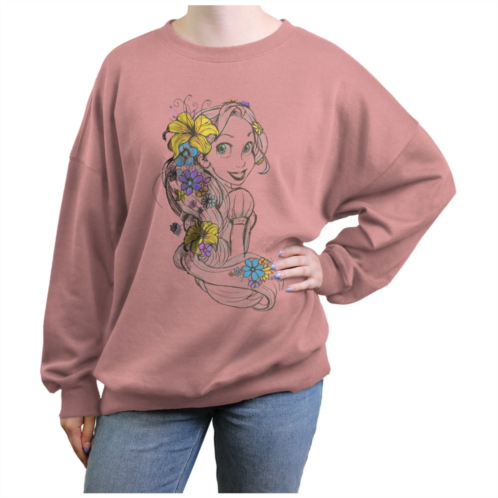 Disneys Tangled Rapunzel Flower Graphic Fleece Juniors Graphic Fleece