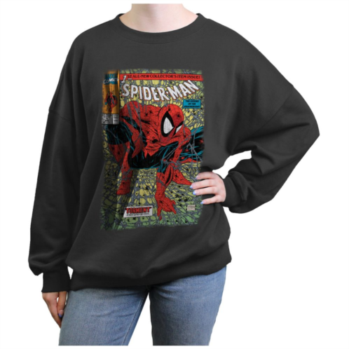 Licensed Character Juniors Spider-Man Torment Comic Cover Graphic Fleece