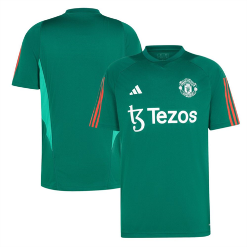 Unbranded Mens adidas Green Manchester United 2023/24 Training Jersey