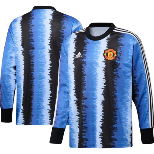 Unbranded Mens adidas Black Manchester United Authentic Football Icon Goalkeeper Jersey
