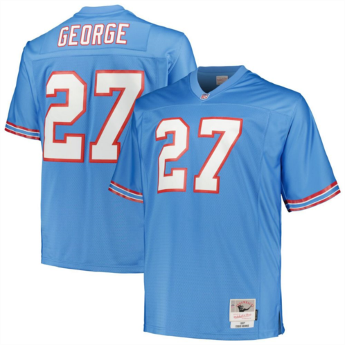 Mens Mitchell & Ness Eddie George Light Blue Houston Oilers Big & Tall 1997 Legacy Retired Player Jersey