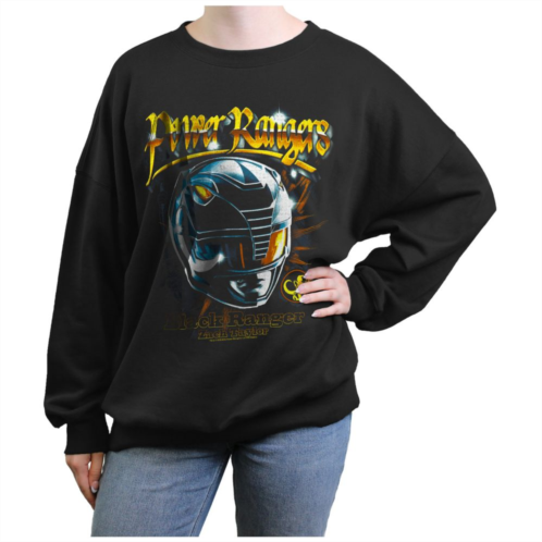 Licensed Character Juniors Power Rangers Black Ranger Helmet Graphic Fleece