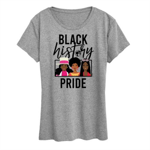 Womens Barbie Black History Pride Graphic Tee