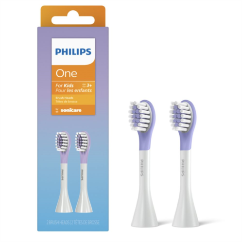 Philips Sonicare 2-Pack One Brush Head Replacements for Kids