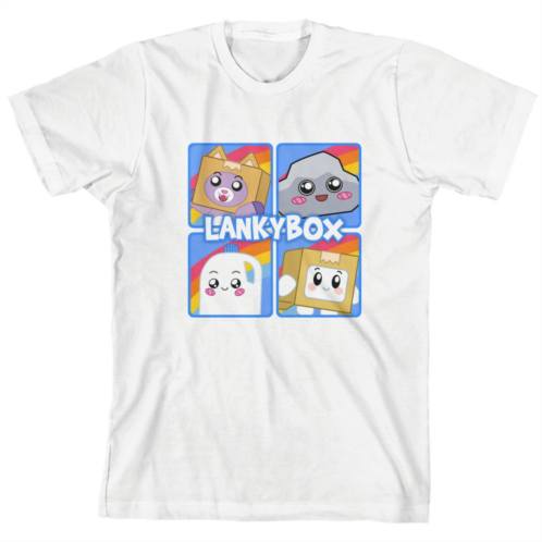 Licensed Character Boys 8-20 Lanky Box Clipped Characters Graphic Tee