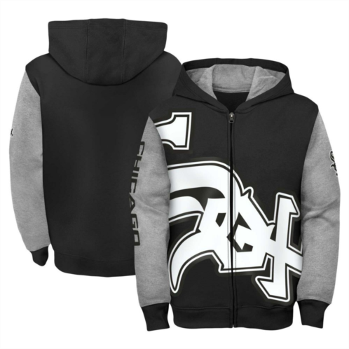 Unbranded Youth Fanatics Branded Black/Gray Chicago White Sox Postcard Full-Zip Hoodie Jacket