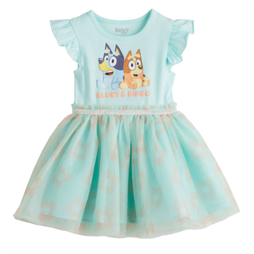 Licensed Character Toddler Girl Bluey Tulle Dress