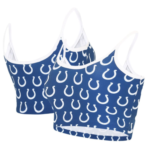 Unbranded Womens Concepts Sport Royal Indianapolis Colts Gauge Lounge Bralette