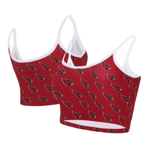 Unbranded Womens Concepts Sport Cardinal Arizona Cardinals Gauge Lounge Bralette