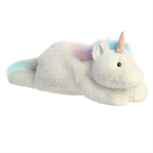 Aurora Large White Snoozles 18 Unicorn Laid-back Stuffed Animal