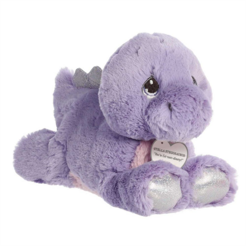 Aurora Small Purple Precious Moments 8.5 Stella Stegosaurus Inspirational Stuffed Animal