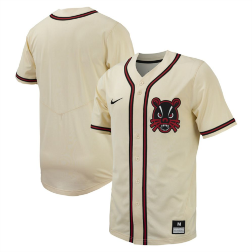Nitro USA Mens Nike Natural Cincinnati Bearcats Replica Full-Button Baseball Jersey