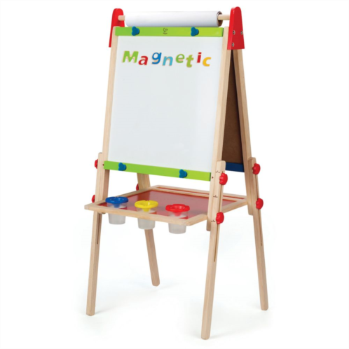 Hape All-in-One Kids Wooden Double-Sided Art Easel Set