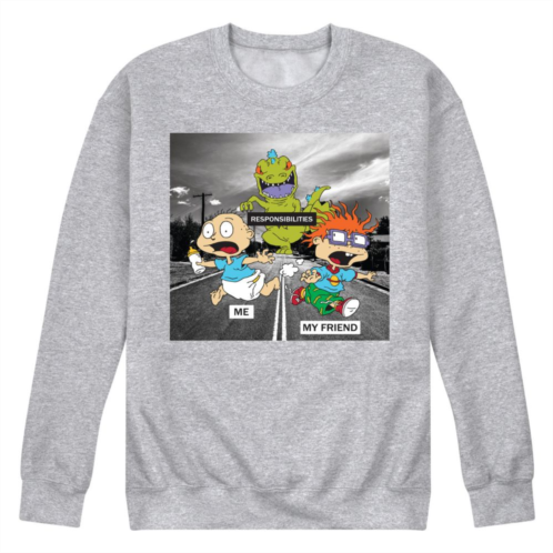 Nickelodeon Mens Rugrats Meme Fleece Sweatshirt