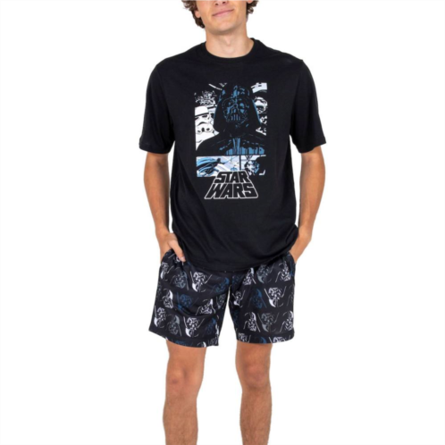 Licensed Character Mens Star Wars Darth Vader Pajama Top & Pajama Bottom Set
