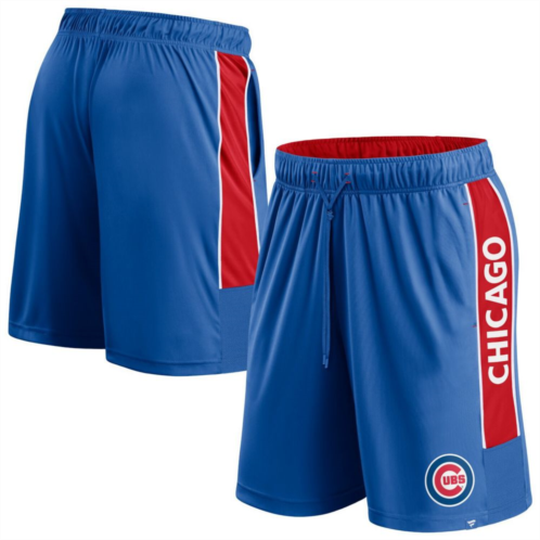 Unbranded Mens Fanatics Branded Royal Chicago Cubs Win The Match Defender Shorts