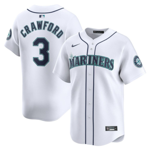 Nitro USA Mens Nike J.P. Crawford White Seattle Mariners Home Limited Player Jersey