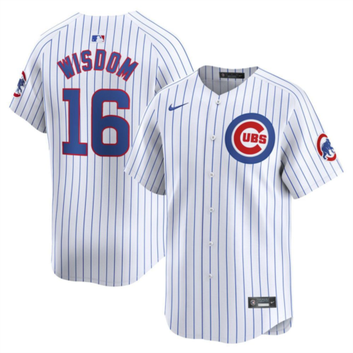 Nitro USA Mens Nike Patrick Wisdom White Chicago Cubs Home Limited Player Jersey