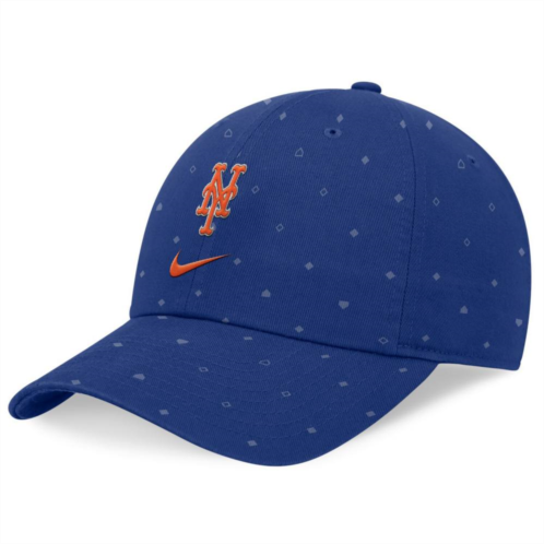 Nitro USA Mens Nike Royal New York Mets Primetime Print Club Adjustable Hat