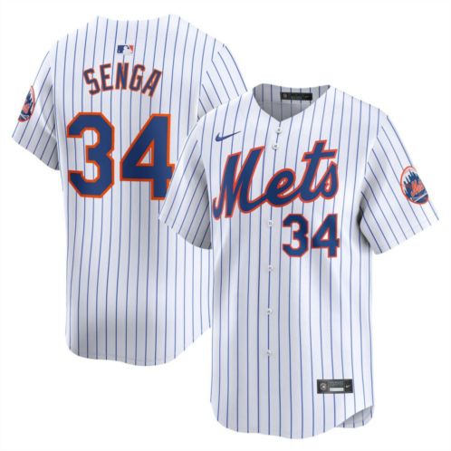 Nitro USA Mens Nike Kodai Senga White New York Mets Home Limited Player Jersey