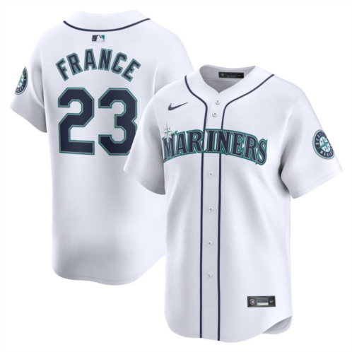 Nitro USA Mens Nike Ty France White Seattle Mariners Home Limited Player Jersey