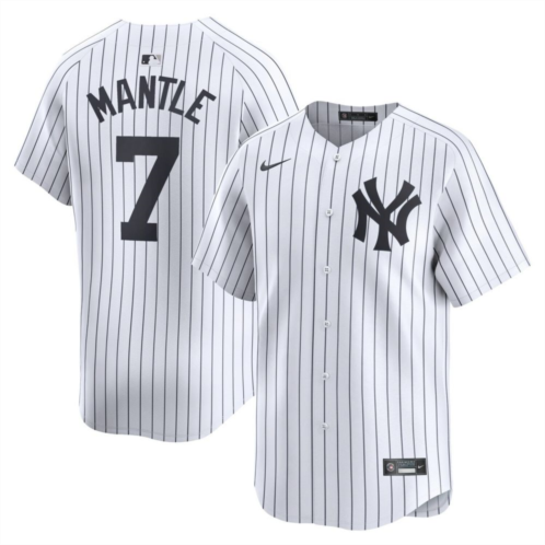 Nitro USA Mens Nike Mickey Mantle White New York Yankees Home Limited Player Jersey