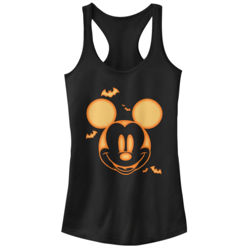 Disneys Mickey Mouse Juniors Halloween Style Racerback Graphic Tank