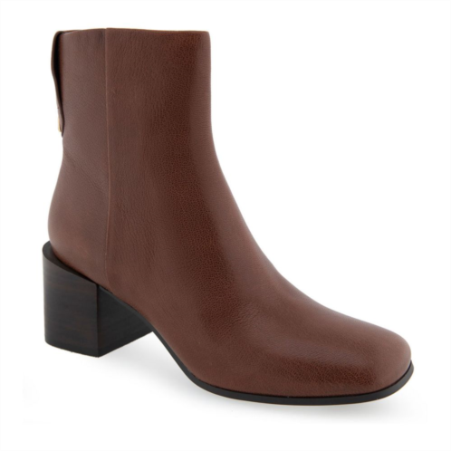 Aerosoles Ortona Womens Mid-Calf Leather Boots