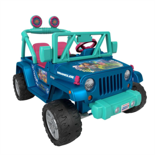 Disneys Encanto Power Wheels Jeep Wrangler Battery-Powered Ride-On Vehicle