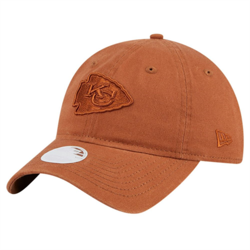 Womens New Era Bronze Kansas City Chiefs Color Pack 9TWENTY Adjustable Hat