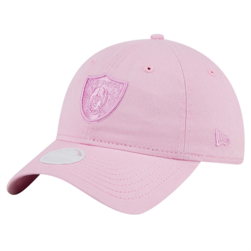 Womens New Era Pink Las Vegas Raiders Color Pack 9TWENTY Adjustable Hat