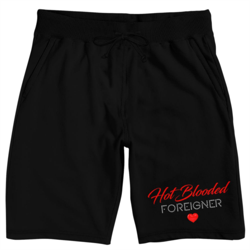 Licensed Character Mens Foreigner Hot Blooded Pajama Shorts