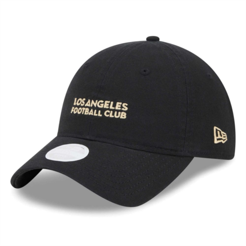 Womens New Era Black LAFC Throwback 9TWENTY Adjustable Hat
