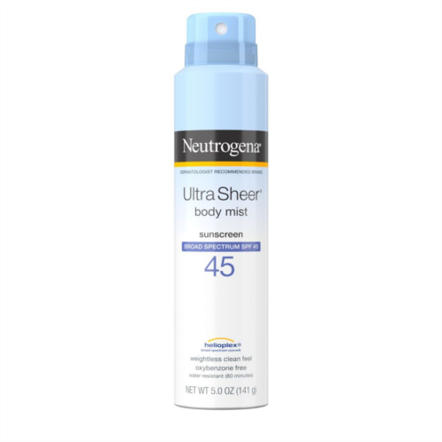 Neutrogena Ultra Sheer Body Mist Sunscreen Spray SPF 70