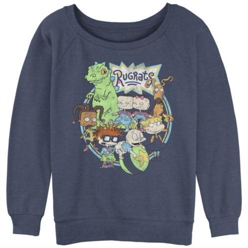 Nickelodeon Juniors Rugrats Classic Group Slouchy Terry Graphic Pullover