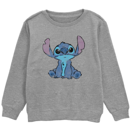 Disneys Lilo & Stitch Simply Stitch Distressed Draw Girls Graphic Fleece