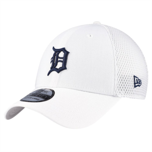 Mens New Era White Detroit Tigers REPREVENeo 39THIRTY Flex Hat