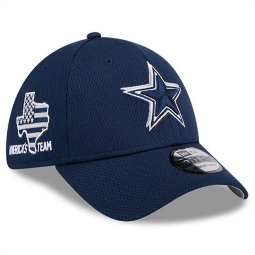 Mens New Era Navy Dallas Cowboys 2024 NFL Draft 39THIRTY Flex Hat