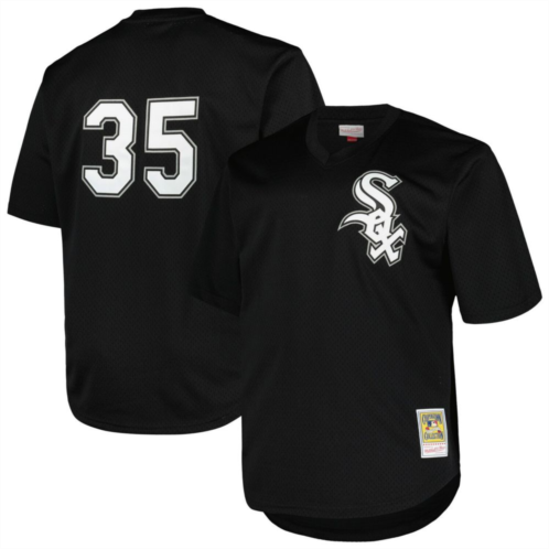 Mens Profile Frank Thomas Black Chicago White Sox Big & Tall Cooperstown Collection Mesh Batting Practice Jersey