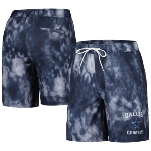 Mens G-III Extreme Navy Dallas Cowboys Change Up Volley Swim Trunks
