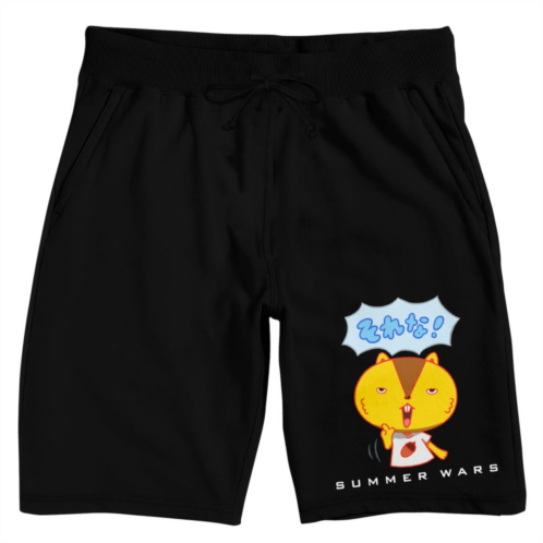 Licensed Character Mens Summer Wars Kari Kenji Pajama Shorts