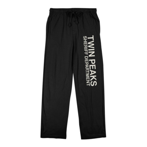 Licensed Character Mens Twin Peaks 2017 Sheriff Pajama Pants