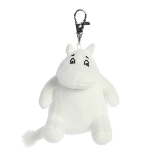 Aurora Mini White 3.5 Moomin Keychain Adorable Stuffed Animal