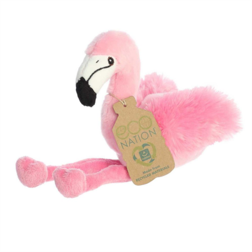 Aurora Small Pink Eco Nation Eco Softies 8 Flamingo Eco-friendly Stuffed Animal