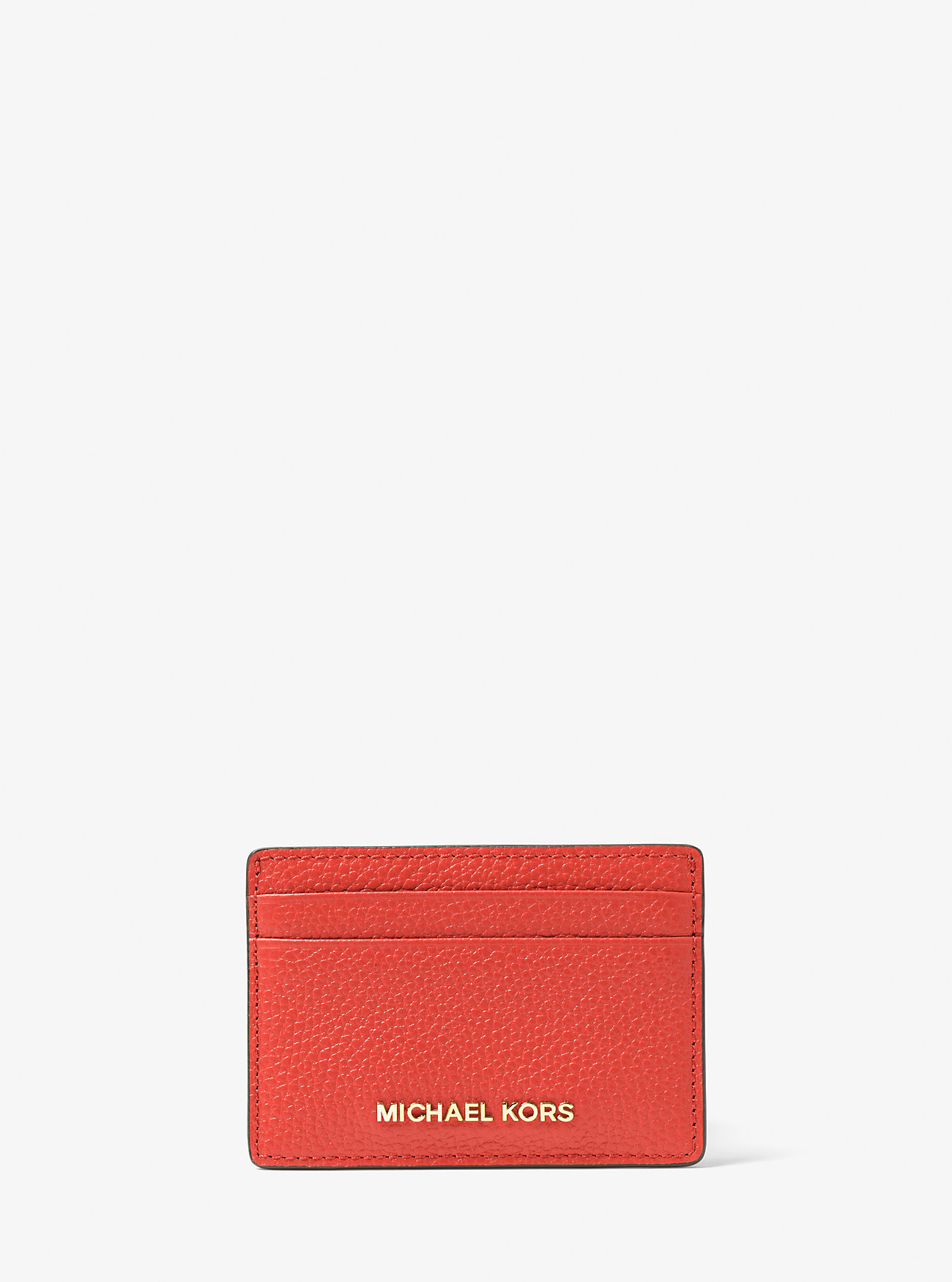 Michaelkors Pebbled Leather Card Case