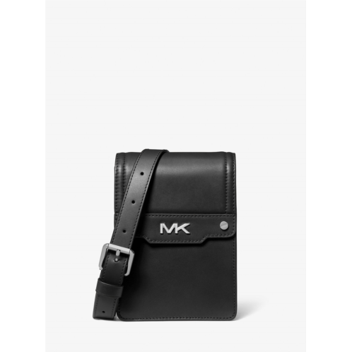 Michaelkors Varick Leather Smartphone Crossbody Bag