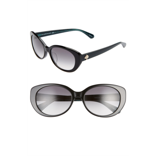 Kate spade new york everett 56mm special fit gradient cat eye sunglasses