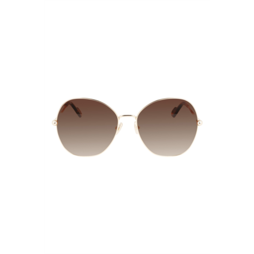 Lanvin Arpege 59mm Tinted Round Sunglasses